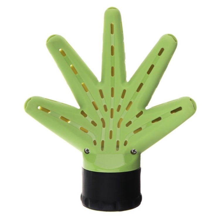 Palm-shaped Hair Dryer Special Cover Shape Drying Shaping Tool(Green) by bashfashion