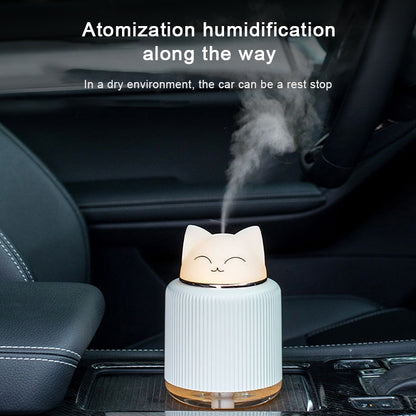 Light Pet Humidifier USB Night Light Home Bedside Lamp Sleep Mute Energy-saving Lamp(Pink Rabbit) by bashfashion