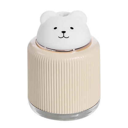 Light Pet Humidifier USB Night Light Home Bedside Lamp Sleep Mute Energy-saving Lamp(Yellow Bear) by bashfashion