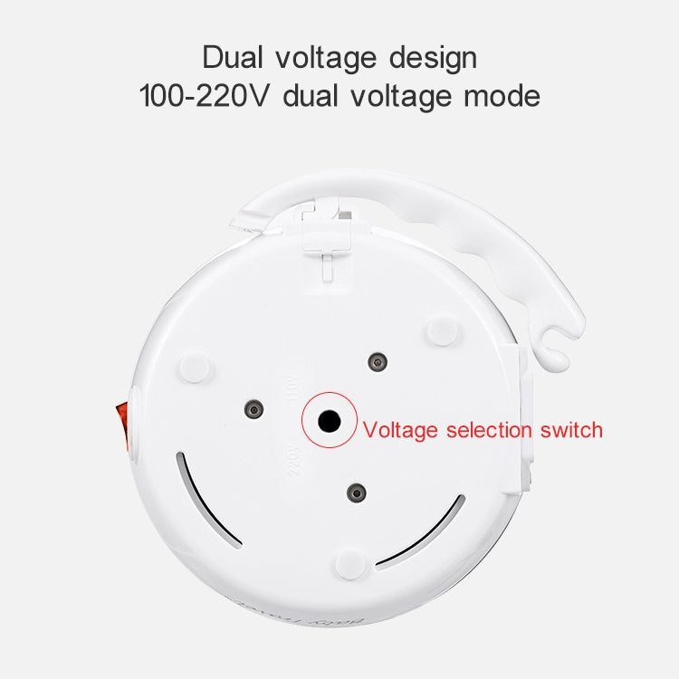 Portable Folding Silicone Intelligent Constant Temperature Travel Camping Electric Kettle, Power cord specification:EU Plug(White) by Baby Travel
