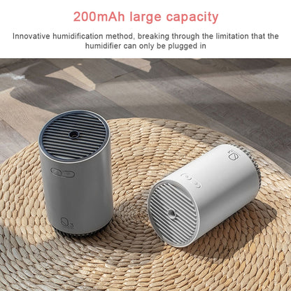 Wireless Q3 Humidifier Mini USB Charging Portable Air Purifier(Gray) by bashfashion