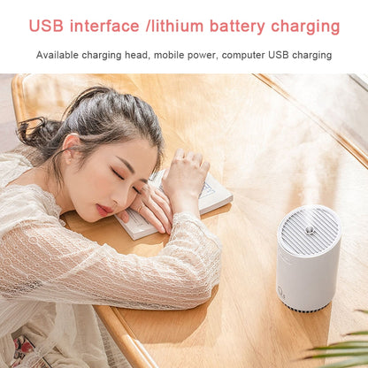 Wireless Q3 Humidifier Mini USB Charging Portable Air Purifier(Gray) by bashfashion