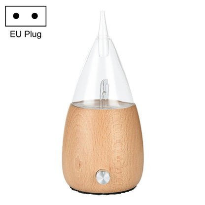Waterless Diffuser Essential Oil Spray Wood Glass Aromatherapy Air Humidifier, Plug Type:EU Plug(Light Wood Grain) by bashfashion