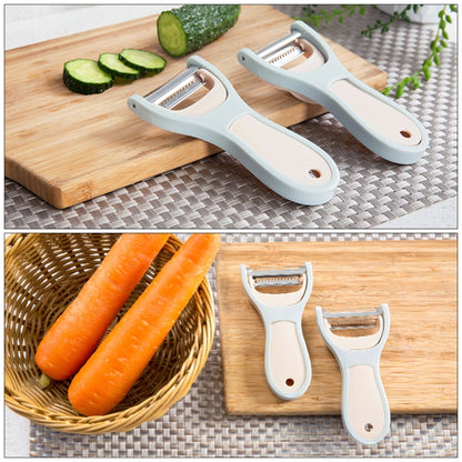 Fruit Vegetable Peeler Planer Potato Carrot Kitchen Tool(Beige) by bashfashion