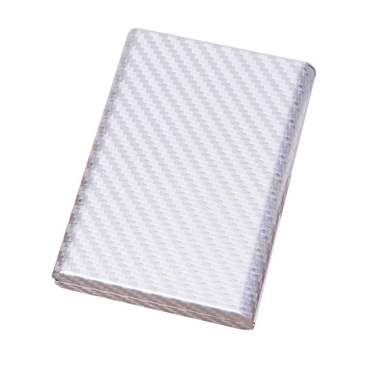 Aluminum Alloy Credit Card Bank Card Security Anti Magnetic Large Capacity Card Holder(Carbon Silver) by bashfashion