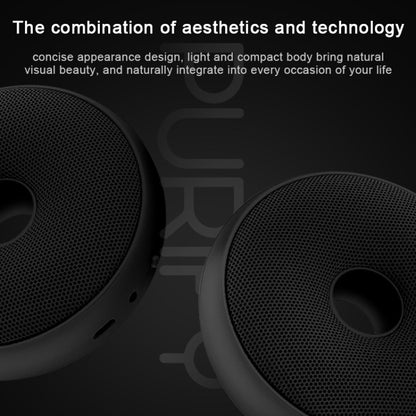 Portable Donut Electric Air Purifier Home Car Anion Ozone Deodorizer(Black) by carzor