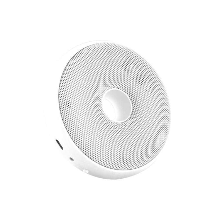 Portable Donut Electric Air Purifier Home Car Anion Ozone Deodorizer(White) by carzor