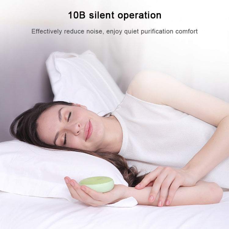 Portable Donut Electric Air Purifier Home Car Anion Ozone Deodorizer(White) by carzor