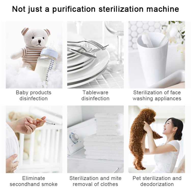 Portable Donut Electric Air Purifier Home Car Anion Ozone Deodorizer(White) by carzor