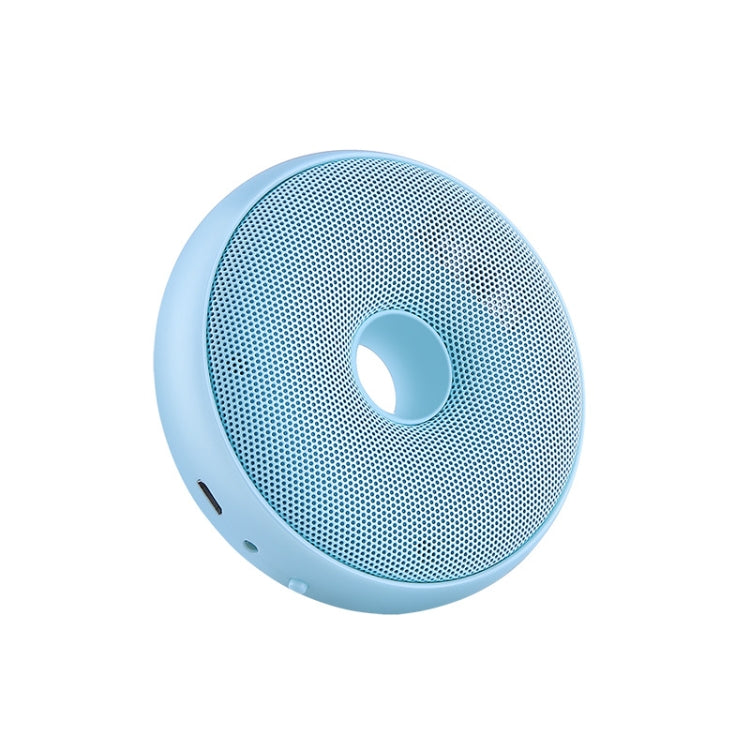 Portable Donut Electric Air Purifier Home Car Anion Ozone Deodorizer(Blue) by bashfashion