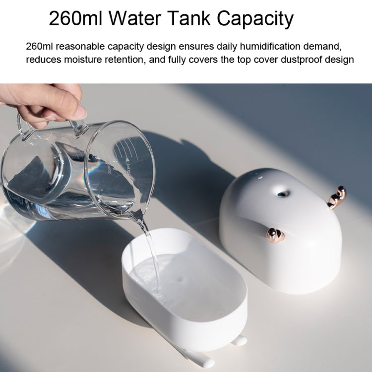 SOTHING DSHJ-H-009 260ML Deer Air Humidifier USB Home Atmosphere Night Light Air Purifier(White) by bashfashion