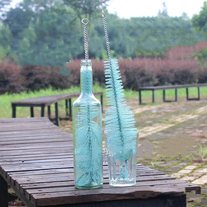 2 PCS Nylon Silk Bottle Brush with Long Thin Brush by bashfashion