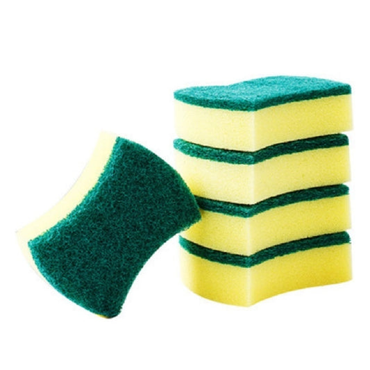10 PCS Magic Sponge Eraser Cleaner Kitchen Clean Scouring Cloth Dish Washing Kitchen Cleaning Tools, Shape:Waist Shape by bashfashion