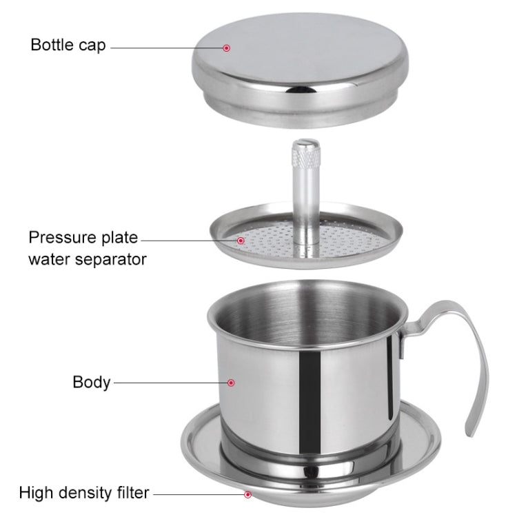 Stainless Steel Filter-free Paper Coffee Filter Pot by bashfashion