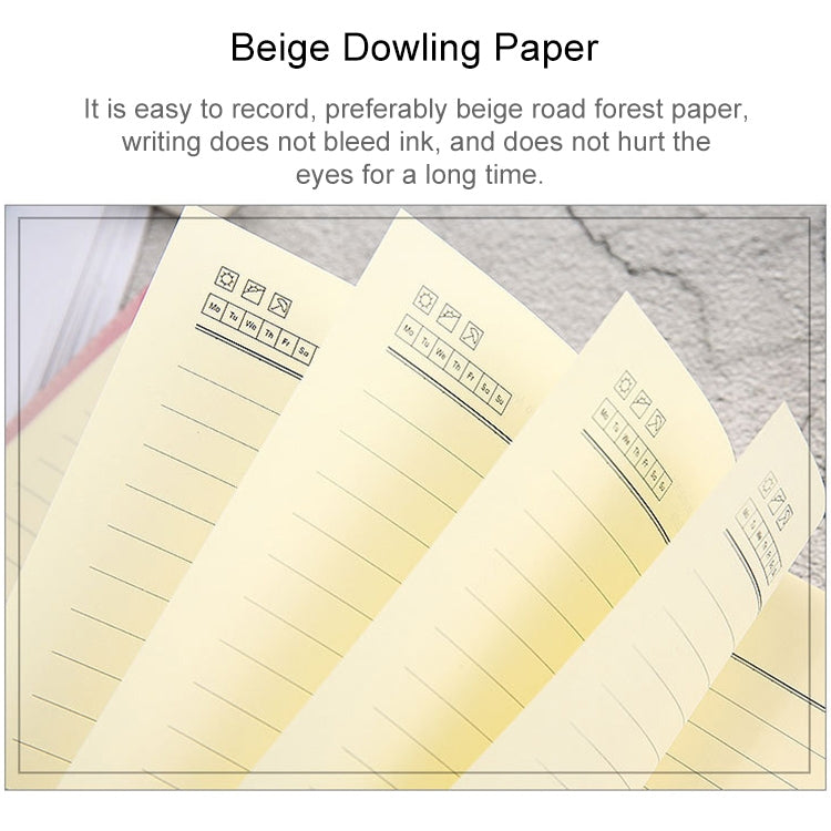 A5 Marble Texture Retro Password Lock Notebook Multifunctional Student Handbook Notepad(Blue) by bashfashion