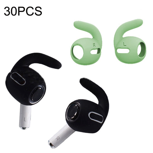 30PCS Ultra-thin Earphone Ear Caps For Apple Airpods Pro(Matcha Green) by bashfashion