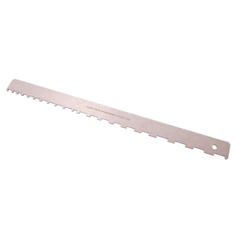 GNR2 Stainless Steel Measurement Bass Guitar Neck Ruler, Style:Single Teeth by bashfashion