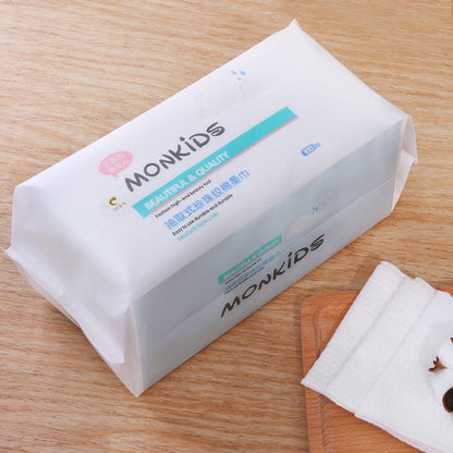 MONKIDS KS037 Disposable Face Towel Pure Cotton Thickening Pearl Cleansing Towel, Style:100 SheetS Pearls Texture by bashfashion