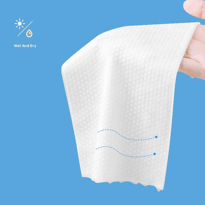 MONKIDS KS037 Disposable Face Towel Pure Cotton Thickening Pearl Cleansing Towel, Style:100 SheetS Pearls Texture by bashfashion