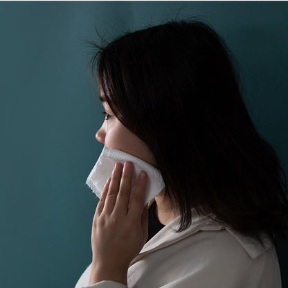 MONKIDS KS037 Disposable Face Towel Pure Cotton Thickening Pearl Cleansing Towel, Style:100 SheetS Pearls Texture by bashfashion