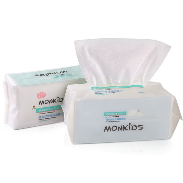 MONKIDS KS037 Disposable Face Towel Pure Cotton Thickening Pearl Cleansing Towel, Style:100 SheetS Pearls Texture by bashfashion