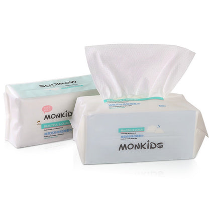 MONKIDS KS037 Disposable Face Towel Pure Cotton Thickening Pearl Cleansing Towel, Style:100 SheetS Pearls Texture by bashfashion