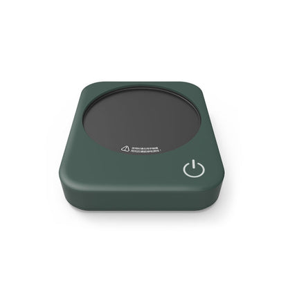 220V Intelligent 3 File Heating Constant Temperature Coffee Milk Tea Cocoa Juice Coaster Base Does without Cup, CN Plug(Green) by bashfashion