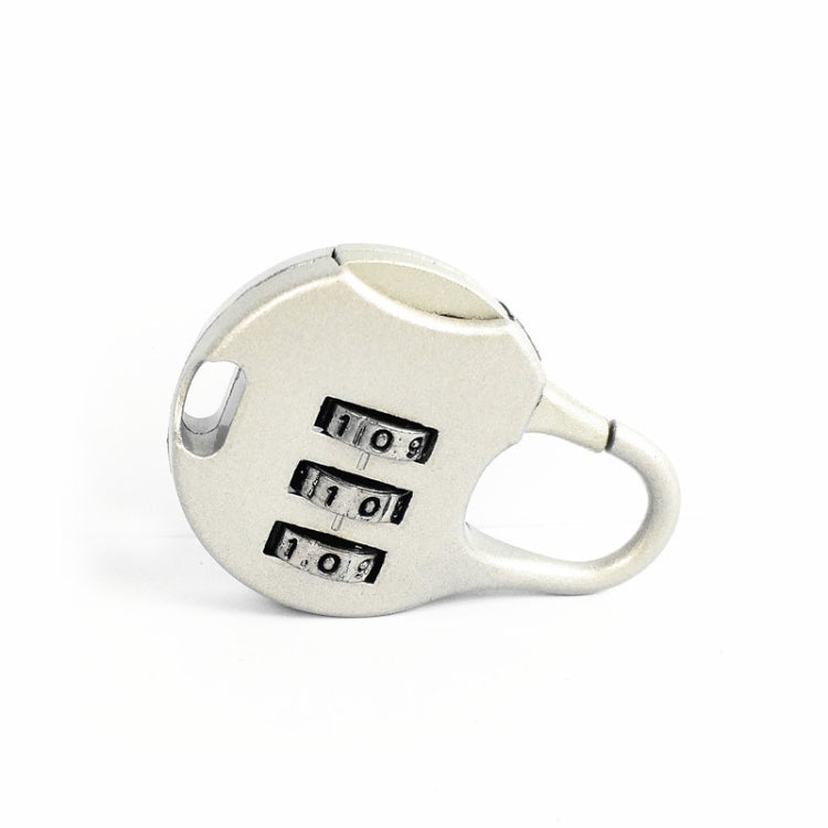 2 PCS Mini Password Small Padlock Luggage Lock Digital Password Lock(Silver) by bashfashion