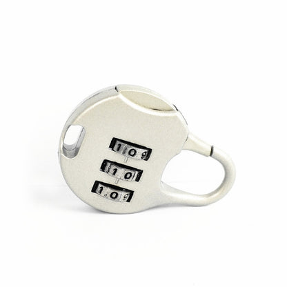 2 PCS Mini Password Small Padlock Luggage Lock Digital Password Lock(Silver) by bashfashion