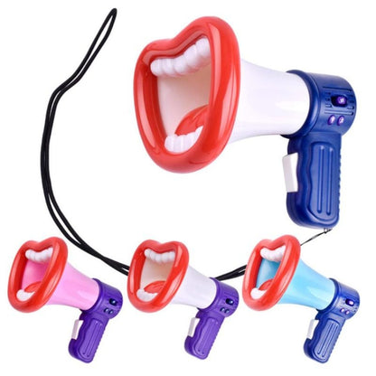 Children Handheld Microphone Speakers Sounder Loudspeaker Electric Music Tricks Toys, Random Color Delivery by bashfashion