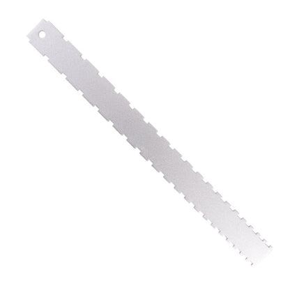 GNR1 Aluminium Measurement Bass Guitar Neck Ruler, Colour:Silver by bashfashion