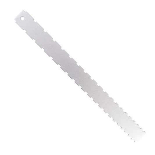 GNR1 Aluminium Measurement Bass Guitar Neck Ruler, Colour:Silver by bashfashion