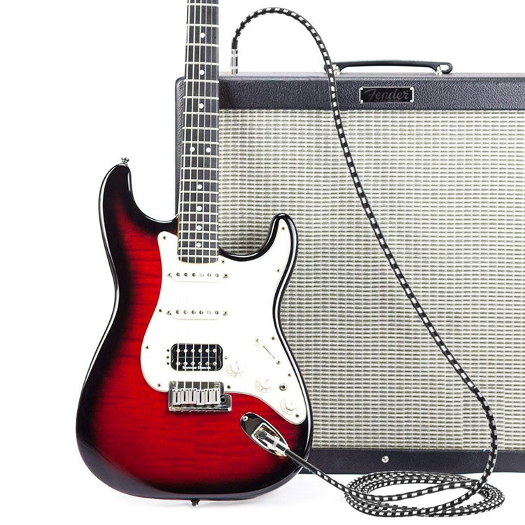 10m 2 Elbow Head 6.35mm Guitar Cable Oxygen-Free Copper Core TS Large Two-core Cable by bashfashion