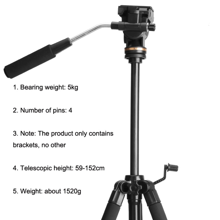 QingZhuangShiDai Q111S Aluminum Alloy Mobile Phone Camera Photography Tripod(Black) by QingZhuangShiDai