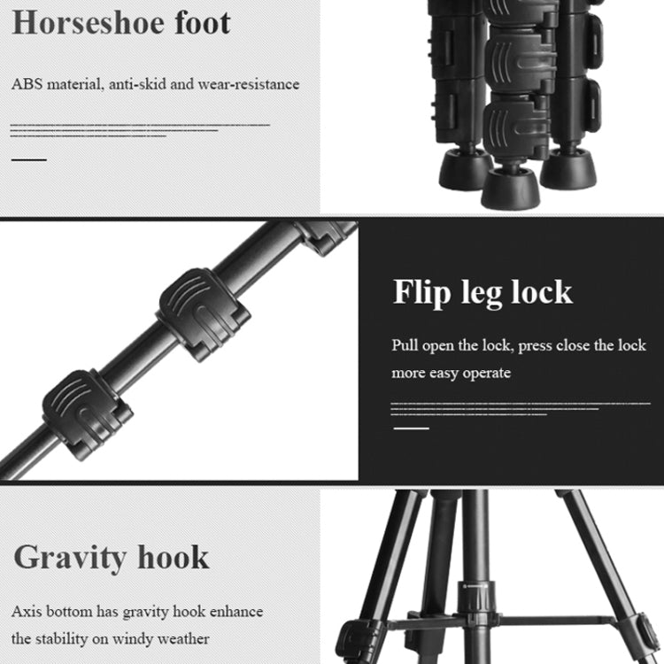 QingZhuangShiDai Q111S Aluminum Alloy Mobile Phone Camera Photography Tripod(Black) by QingZhuangShiDai