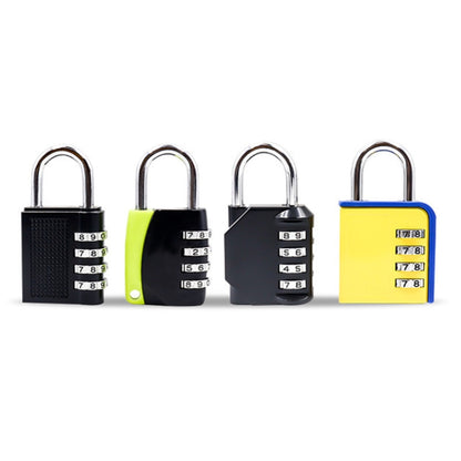 Four Digits Combination Lock Lluggage Gym Anti-theft Padlock, Style:8023 by bashfashion