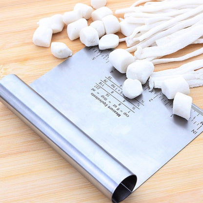 Home Durable Stainless Steel with Scale Section Noodle Cutter Baking Tools by bashfashion