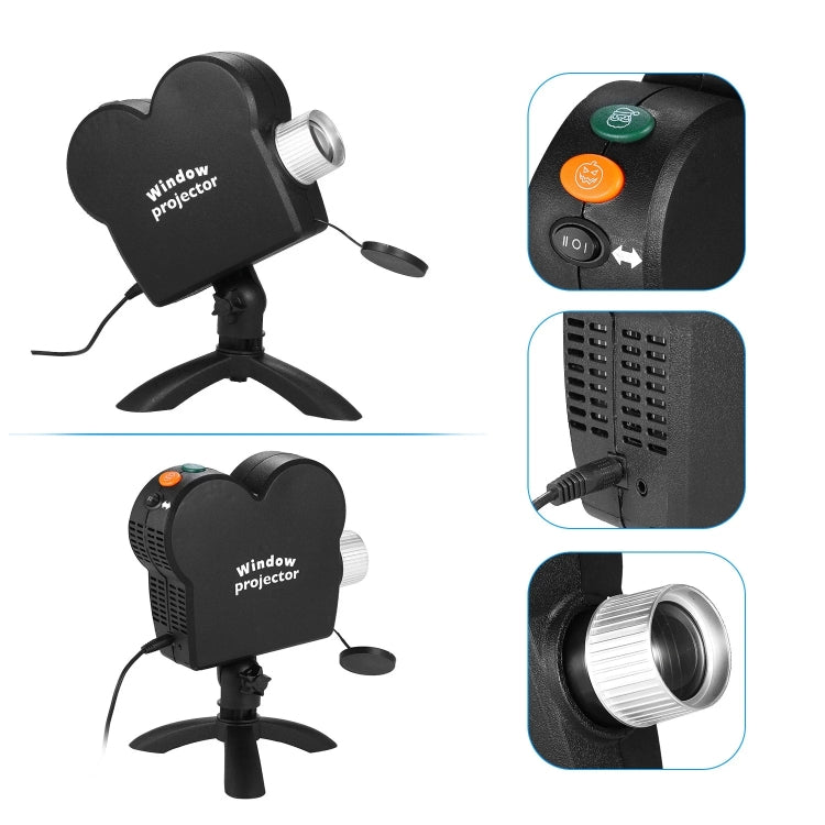 Christmas Halloween Laser Projector Mini Window Home Theater Projector, Plug Type:AU Plug by bashfashion