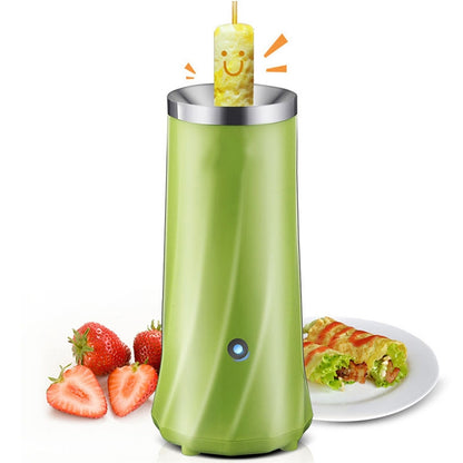 Automatic Multifunctional Egg Roll Maker Electric Egg Boiler Omelette Machine Breakfast Egg Tool(Green) by bashfashion