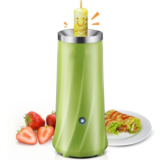 Automatic Multifunctional Egg Roll Maker Electric Egg Boiler Omelette Machine Breakfast Egg Tool(Green) by bashfashion