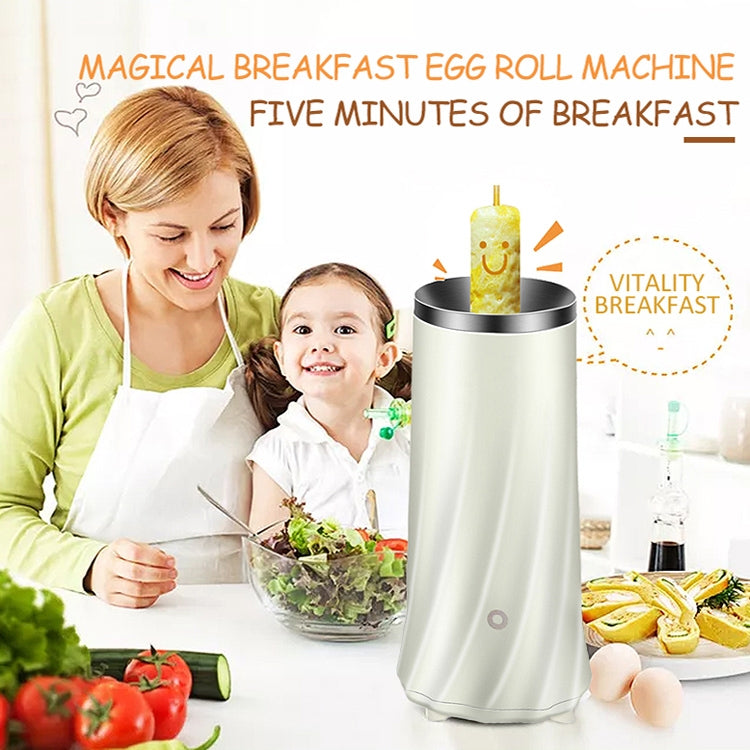 Automatic Multifunctional Egg Roll Maker Electric Egg Boiler Omelette Machine Breakfast Egg Tool(Green) by bashfashion