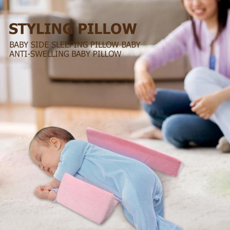Baby Infant Side Sleep Positioner Pillow For Baby Care(White) by bashfashion