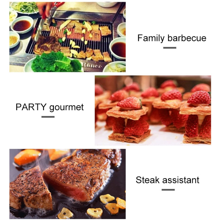 Stainless Steel Plastic Handle Barbecue Tongs Food Clip Barbecue Tools, Model number:12 Inch by bashfashion