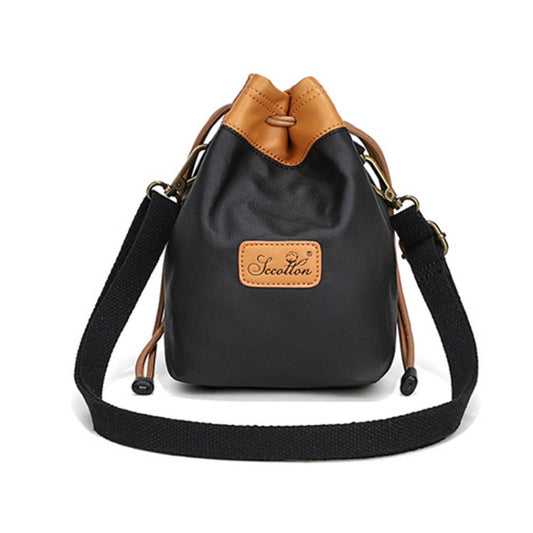 S.C.COTTON Camera Lens Protection Bag Liner Bag Waterproof Camera Storage Bag, Size: L(Black) by S.C.COTTON