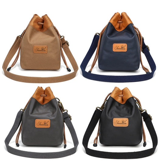 S.C.COTTON Camera Lens Protection Bag Liner Bag Waterproof Camera Storage Bag, Size: M(Khaki) by S.C.COTTON