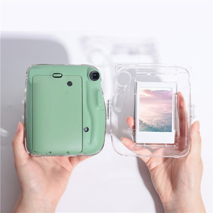 For Fujifilm Instax Mini 11 5sets Storage Case + Shoulder Strap + Sticker 3 In 1 Set(Set 5) by bashfashion