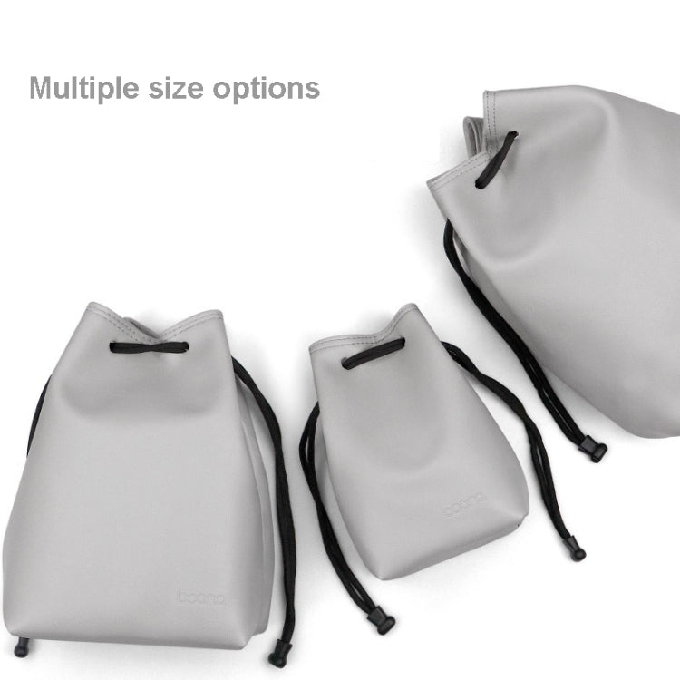 Baona Camera Bag Lens Drawstring Pouch, Size: Small(Gray) by Baona