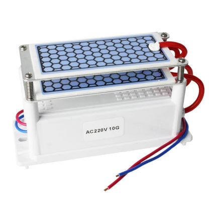 Portable Ceramic Ozone Generator Two Sheets Air Purifier Sterilizing Active Oxygen Purifier(220V 10G) by bashfashion