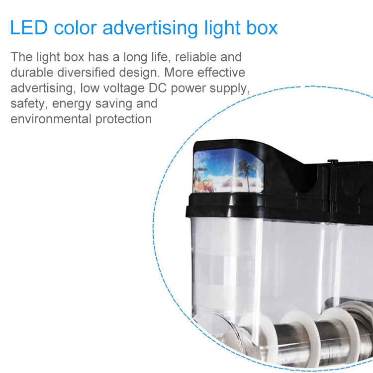 Single Cylinder Snow Melting Machine Large Capacity Smoothie Machine Milk Tea Shop Desktop Slush Fruit Juice Machine, Plug Standard:AU Plug(Black) by bashfashion