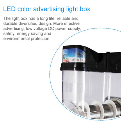 Single Cylinder Snow Melting Machine Large Capacity Smoothie Machine Milk Tea Shop Desktop Slush Fruit Juice Machine, Plug Standard:AU Plug(Black) by bashfashion